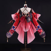 Honkai: Star Rail Sparkle Cosplay Costume Red Suit for Girls Halloween Cosplay Party Costume